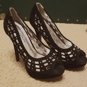 Liliana 5" heels 2" platform sz 7